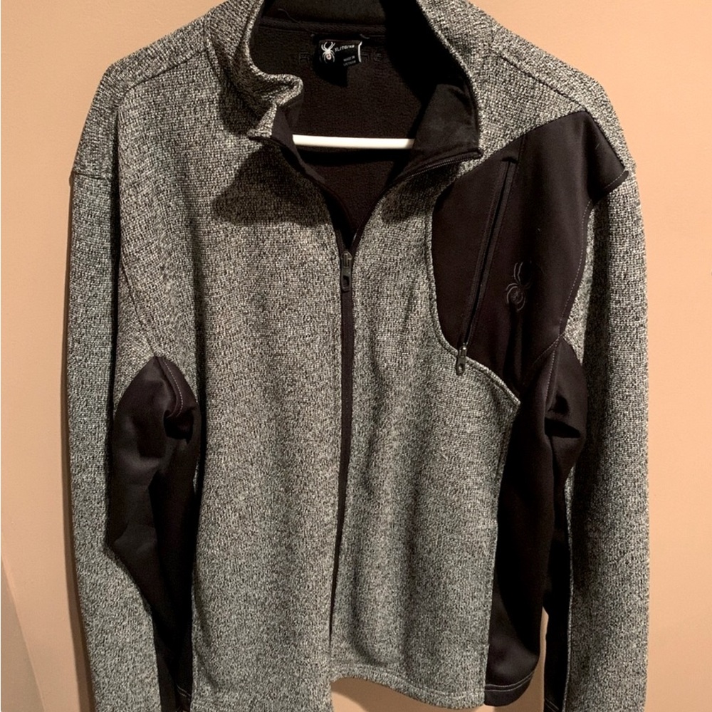Men’s Spyder Black and Gray Jacket